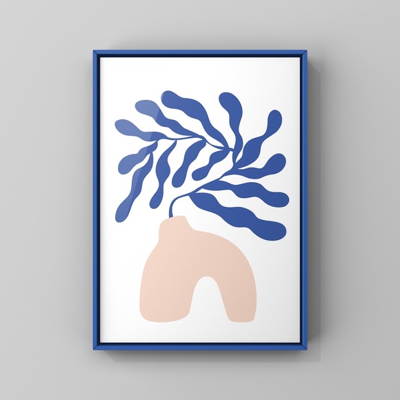 Henri Matisse Inspired Minimalist Abstract Wall Art Print Set of 3 - Picture 3 of 13